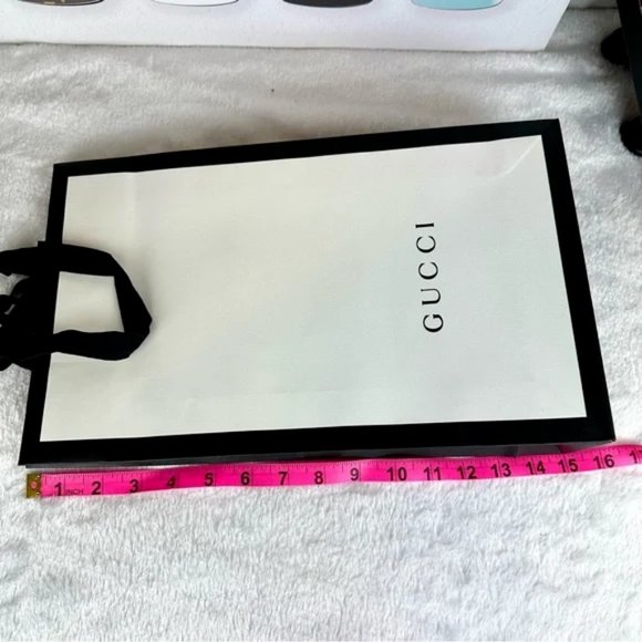 Gucci Box dust bag shopping bag and mini card GIFT SET bundle - Picture 8 of 8